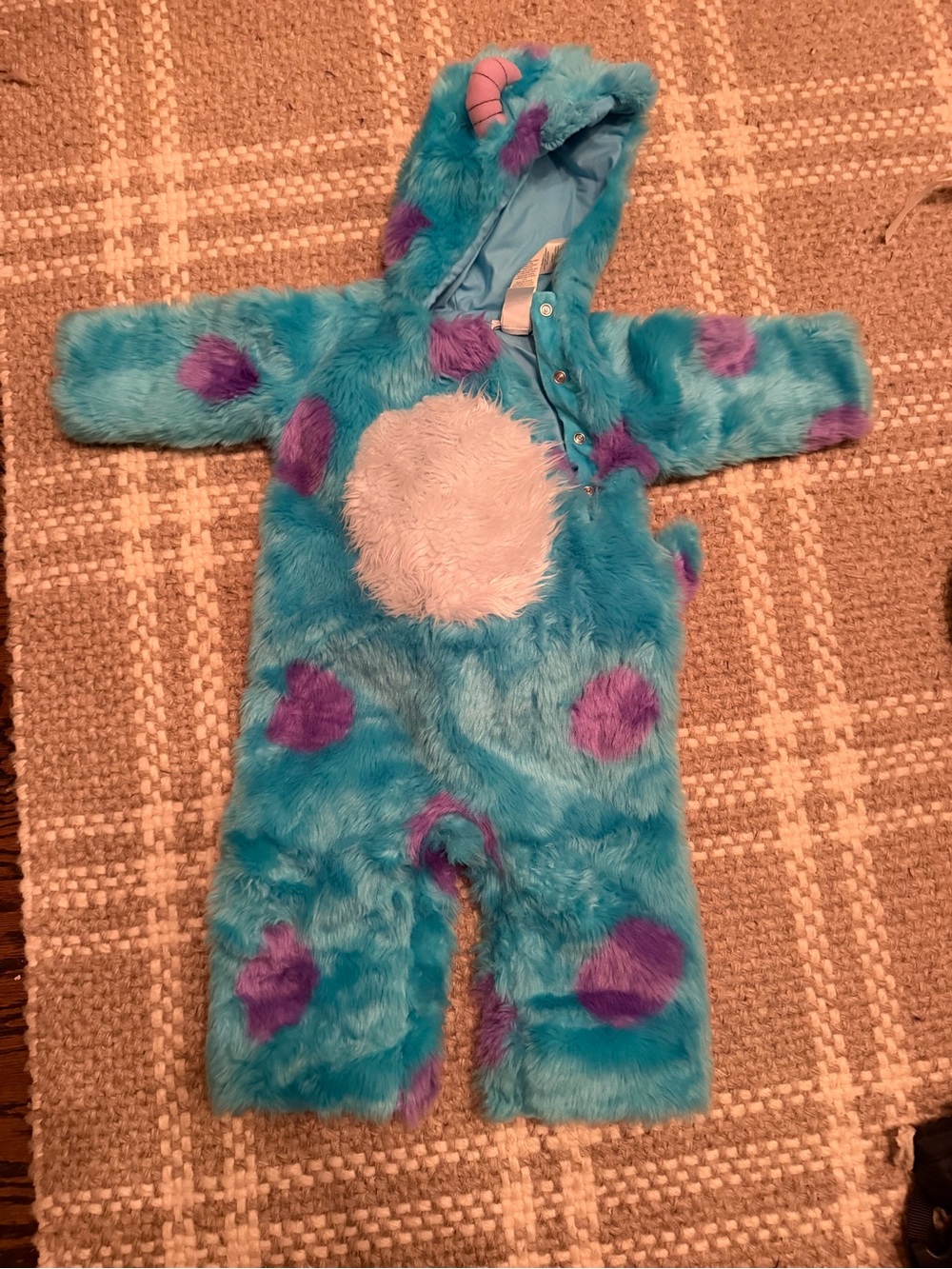 Pottery Barn Sully Costume with Purple Spots
